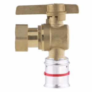 VANNE EQUERRE ECROU LIBRE 3/4 MULTICOUCHE